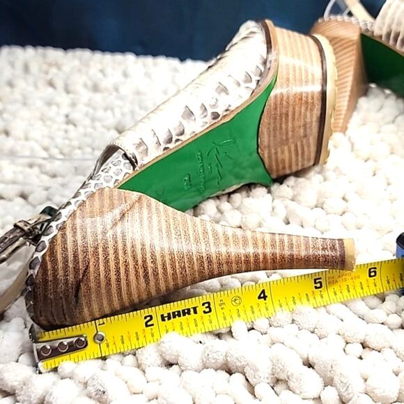 DONALD J PLINER STYLE# LISA SNAKE SKIN PLATFORM SLINGBACK WOMAN'S SIZE 10.☆SEXY☆ - Picture 8 of 16